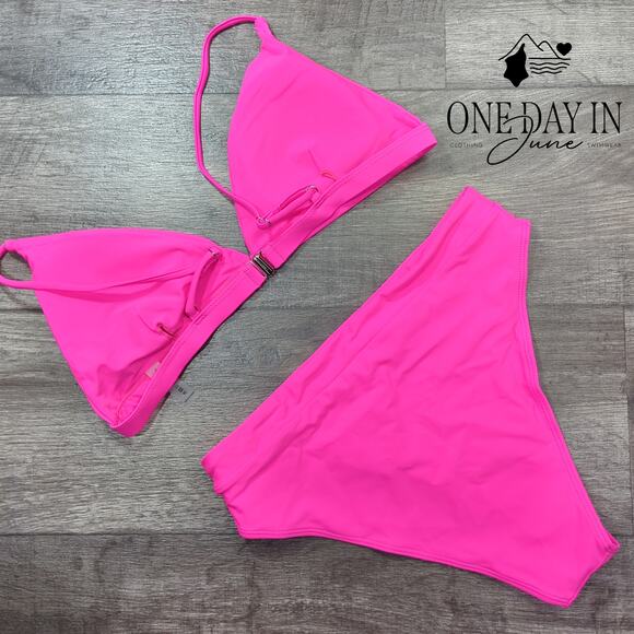 CharmLeaks High Cut Bikini Swimsuit Size L - Picture 4 of 4